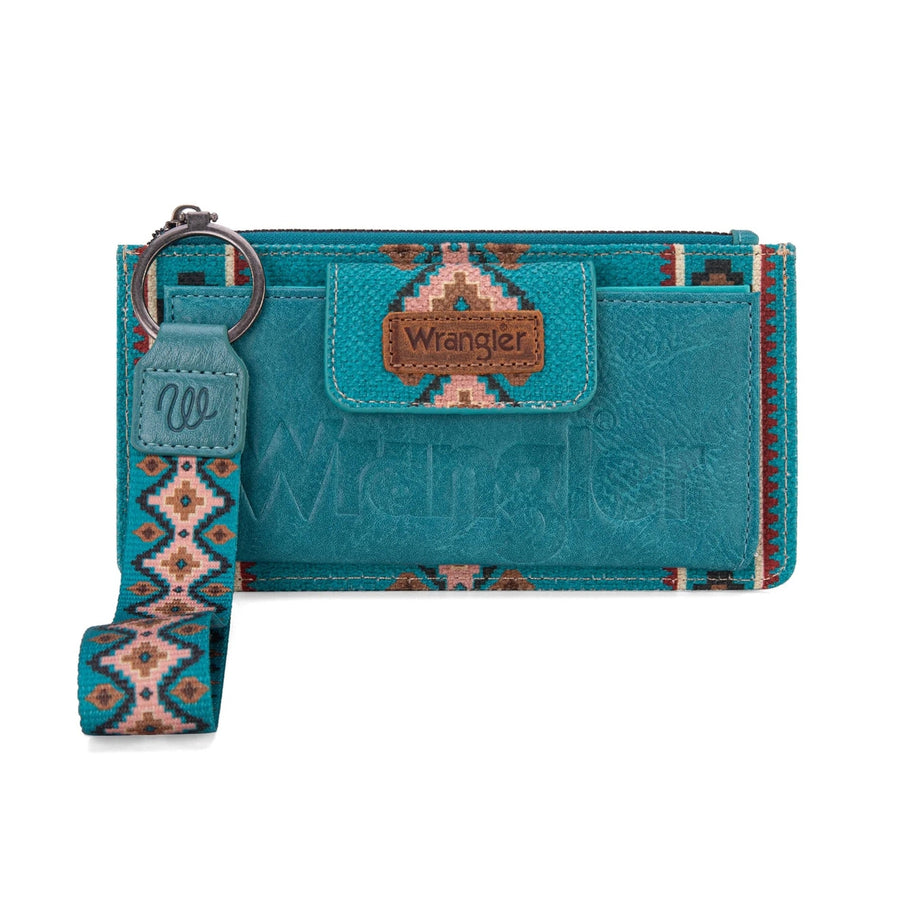 Aztec Print Bi-Fold Wallet Wristlet
