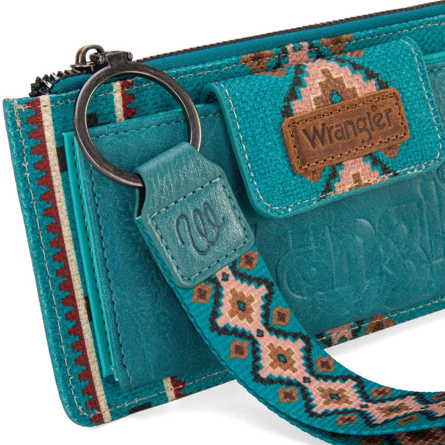 Aztec Print Bi-Fold Wallet Wristlet