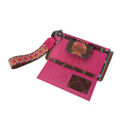 Aztec Print Bi-Fold Wallet Wristlet