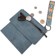 Aztec Print Bi-Fold Wallet Wristlet