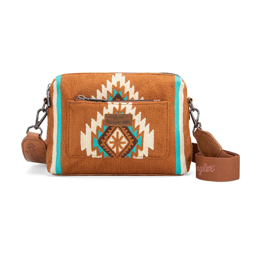Southwestern Knitted Crossbody Bag