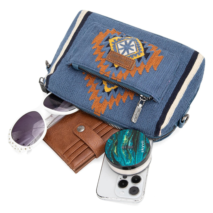 Southwestern Knitted Crossbody Bag