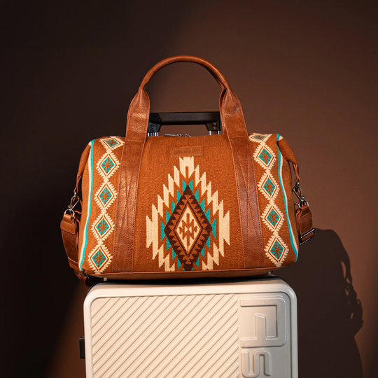 Wrangler Southwestern Print Duffle Bag