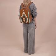 Southwestern Knitted Backpack