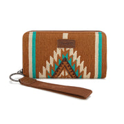 Southwestern Knitted Wallet Wristlet