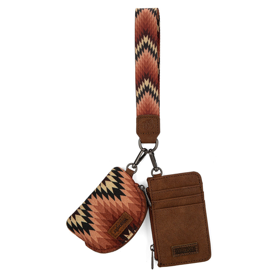 Southwestern Dual Pouch Wristlet