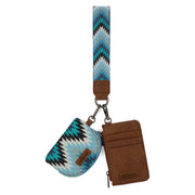 Southwestern Dual Pouch Wristlet