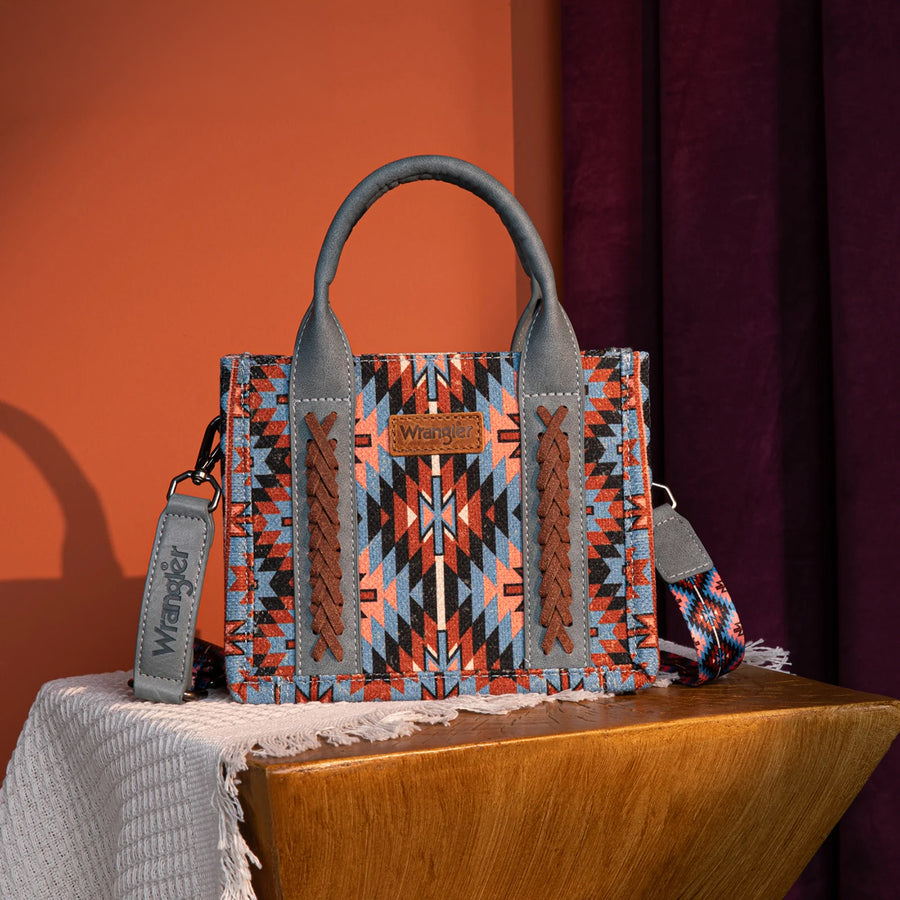 Wrangler Southwestern Print Small Canvas Tote (Mini)