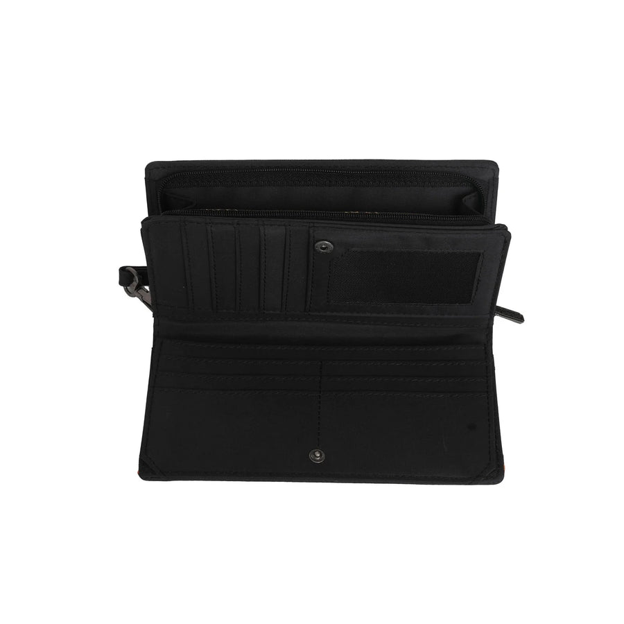 Embroidered Fringe Collection Wallet