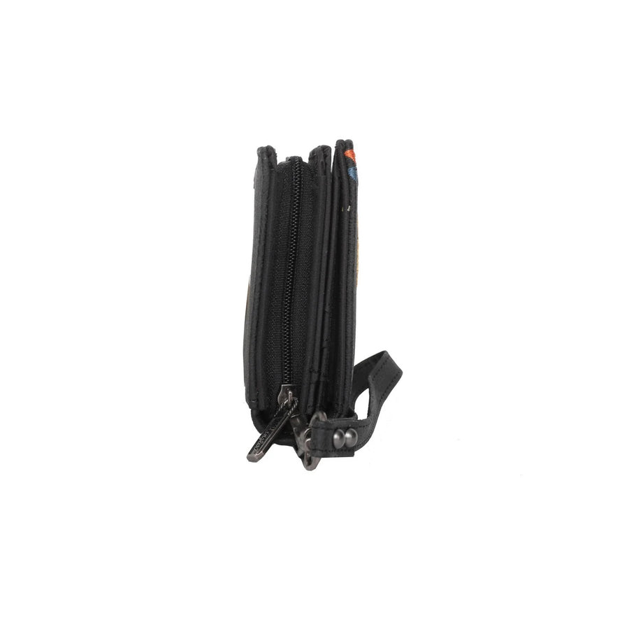 Embroidered Fringe Collection Wallet