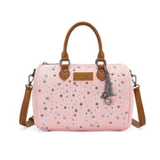 Wrangler Western Rhinestone Denim Boston Bag