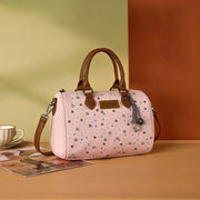Wrangler Western Rhinestone Denim Boston Bag