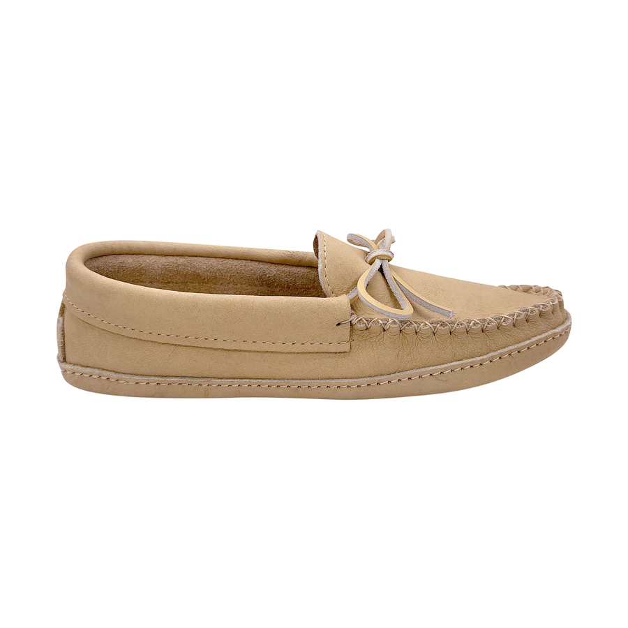 Men's Ivory Leather Earthing Moccasins (Limited Edition)
