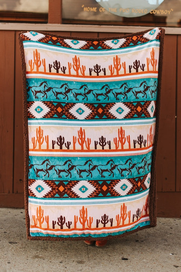 Aztec Sherpa Blanket