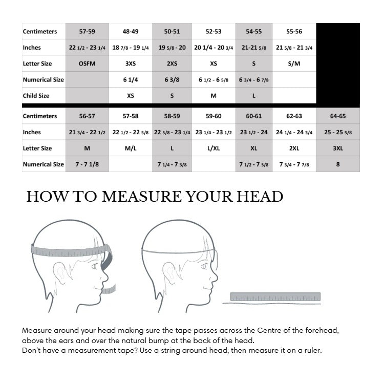 How To Measure Head For Fitted Hat Head Circumference Fitted Hat