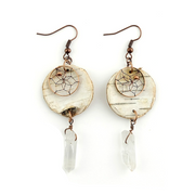 Birch Bark Earrings
