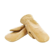 Sheepskin Lined Leather Mittens for Men & Women