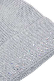 Sparkling Rhinestone Studded Beanie