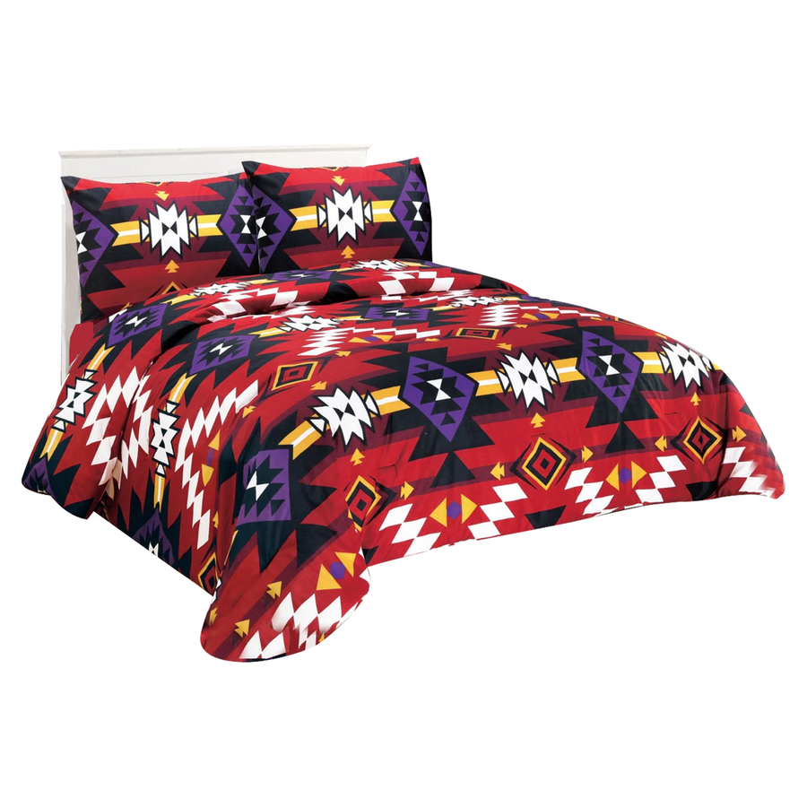 Indigenous Art Sherpa Comforter Set