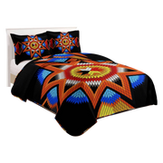 Indigenous Art Quilt Bedding Set (Queen)