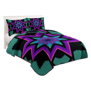 Indigenous Art Quilt Bedding Set (Queen)
