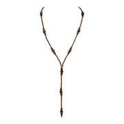 Navajo Pearl Bead Y-Necklace