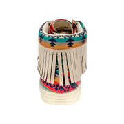 Women's Western Maverick Fringed Ankle Moccasin Shoes