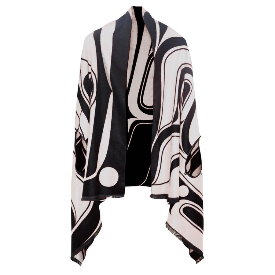 Indigenous Art Reversible Fashion Cape