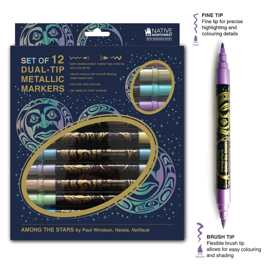 Indigenous Art Felt Markers - 12 Pack