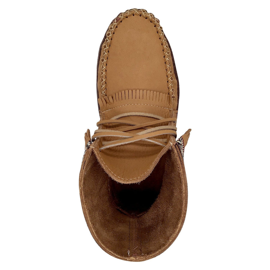 Men's Cork Earthing Ankle Moccasin Boots
