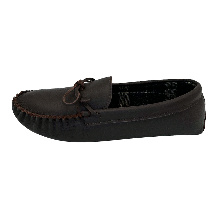 Men's Lined Leather Moccasins Slippers (FINAL Clearance 11, 12, 13 ONLY)