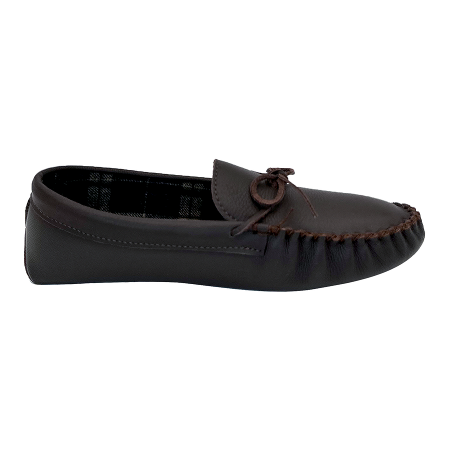Men's Lined Leather Moccasins Slippers (FINAL Clearance 11, 12, 13 ONLY)