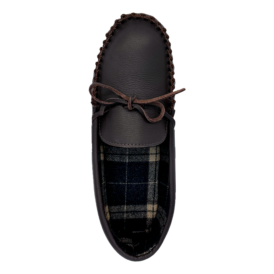 Men's Lined Leather Moccasins Slippers (FINAL Clearance 11, 12, 13 ONLY)