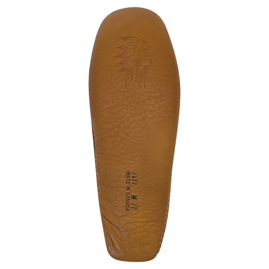 Men's Wide Leather Earthing Moccasins