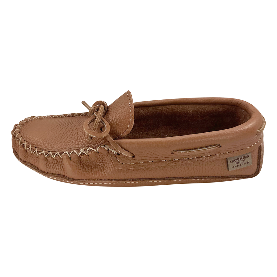 Men's Extra Wide Width Soft-Sole Moccasin Slippers Canadian Men's Extra Wide Width Soft-Sole Moccasin Slippers Canadian