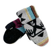 Indigenous Design Wool Blend Mittens
