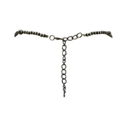 Navajo Pearl Bead Bow Tie Necklace