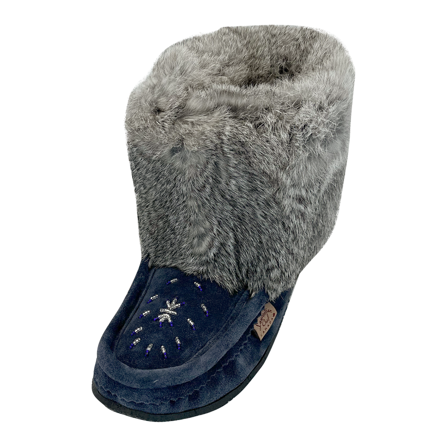 Women's Short Tsar 8" Rabbit Fur Mukluks (Final Clearance)