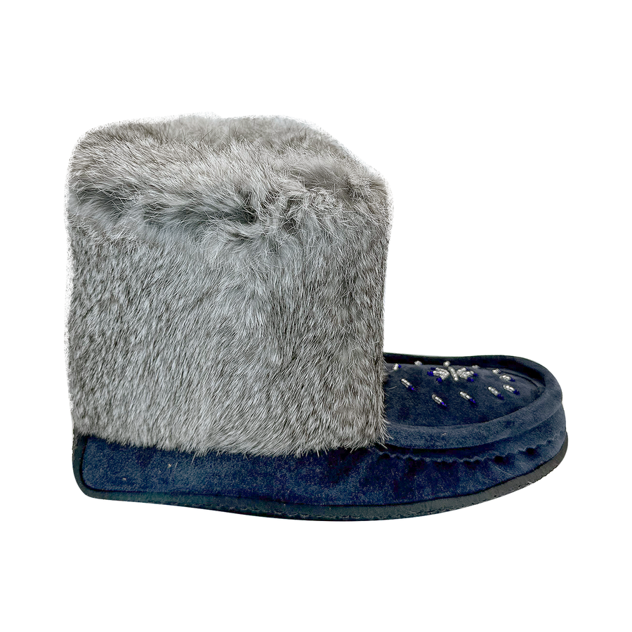 Women's Short Tsar 8" Rabbit Fur Mukluks (Final Clearance)