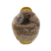 Women's Rabbit Fur Moccasins (Limited Edition Green)