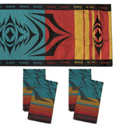 Indigenous Art Cloth Table Runner & Napkin Set