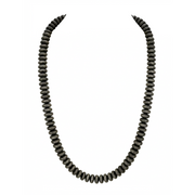 Navajo Pearl Silver-Tone Bead Necklace