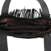 Embroidered Fringe Collection Tote Bag