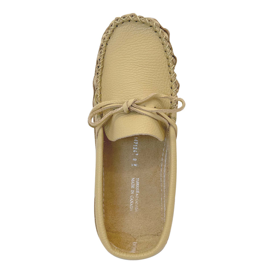 Men's Wide Leather Earthing Moccasins (Final Clearance - Size 10 & 11 ONLY)