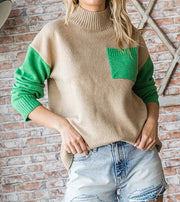 Women's Colorblock Cozy Sweater