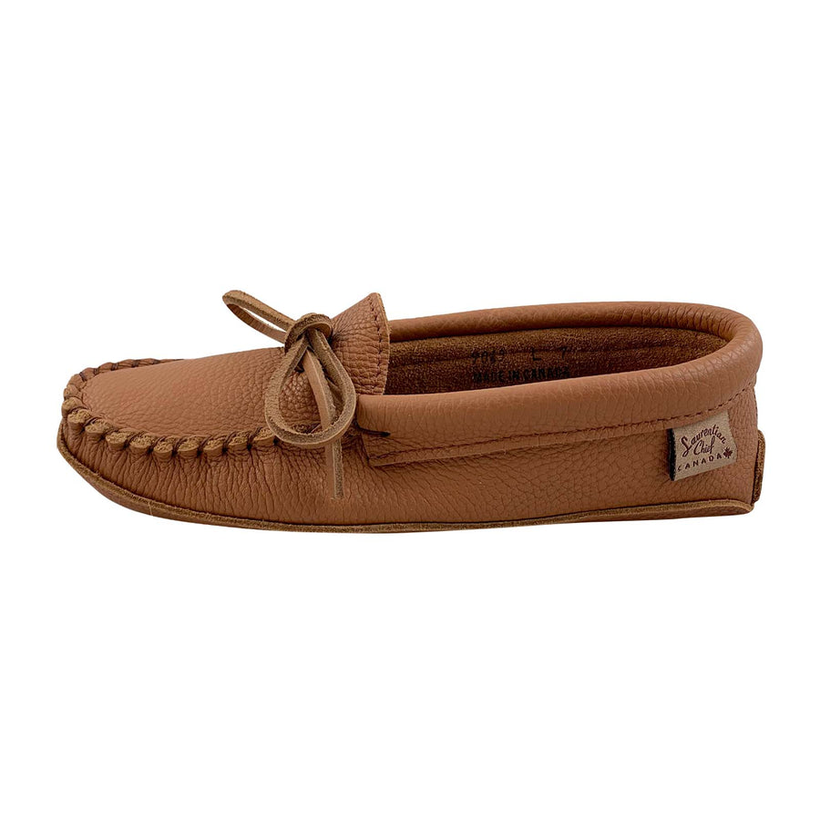 Women's Soft Sole Brown Leather Moccasins