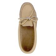 Women's Ivory Leather Earthing Moccasins (Limited Edition)