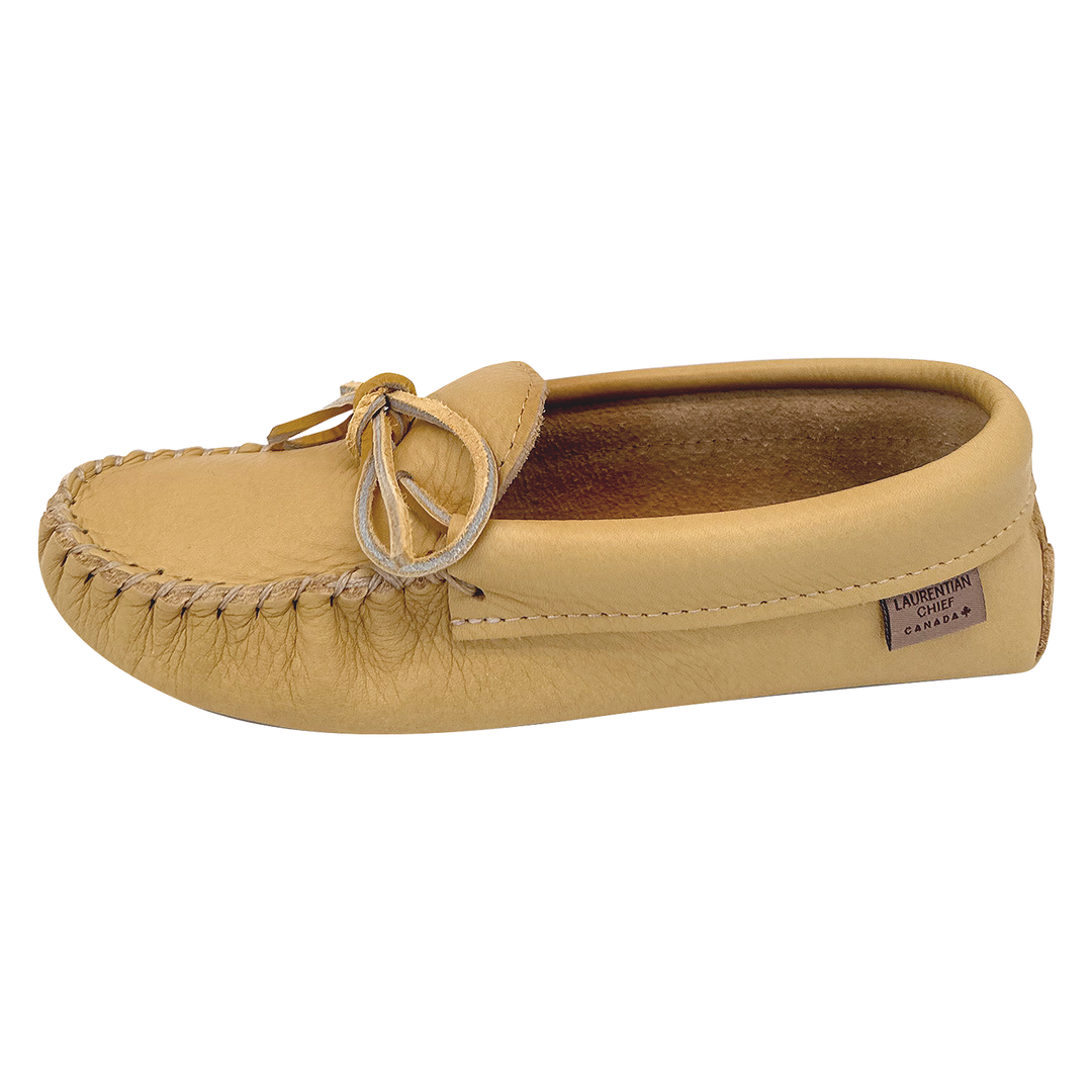 Womens Handmade Genuine Moose Hide Leather Soft-Sole Moccasin Slippers ...