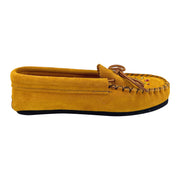 Junior Rubber Sole Suede Beaded Moccasins