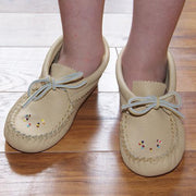 Children's Moose Hide Beaded Moccasins